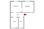 Etagenwohnung Lüdenscheid Staberg - 2 Zimmer, 45 m&sup2;, 300&euro; | Angebot:26489434