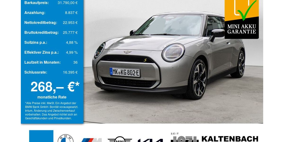 Mini Cooper SE 15.900 km 34.890 &euro; Lüdenscheid 58509